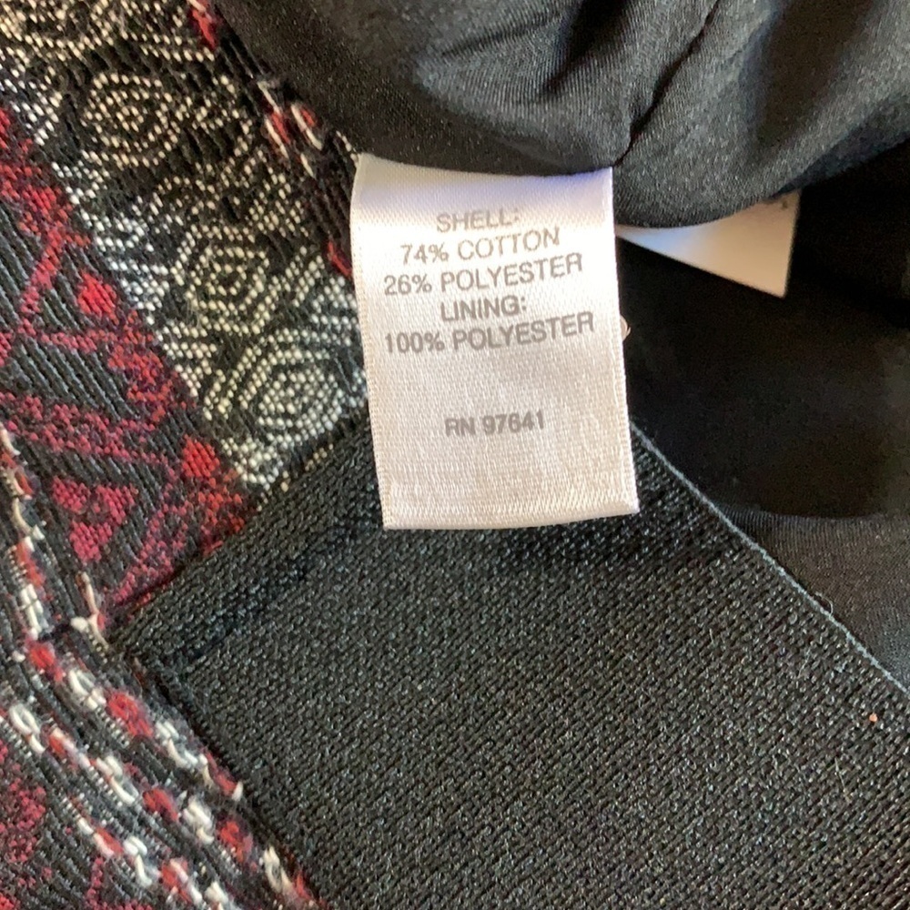 J.jill patterned skirt with elastic side - Picture 11 of 11